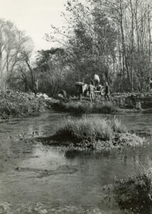 Digging out the stream